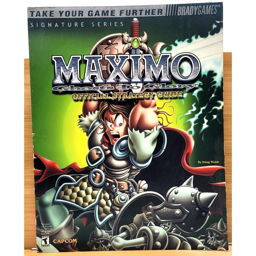 Maximo Ghosts To‎ Glory (Cheater) Strategy Guide Brady 2001 WITH BONUS MAP